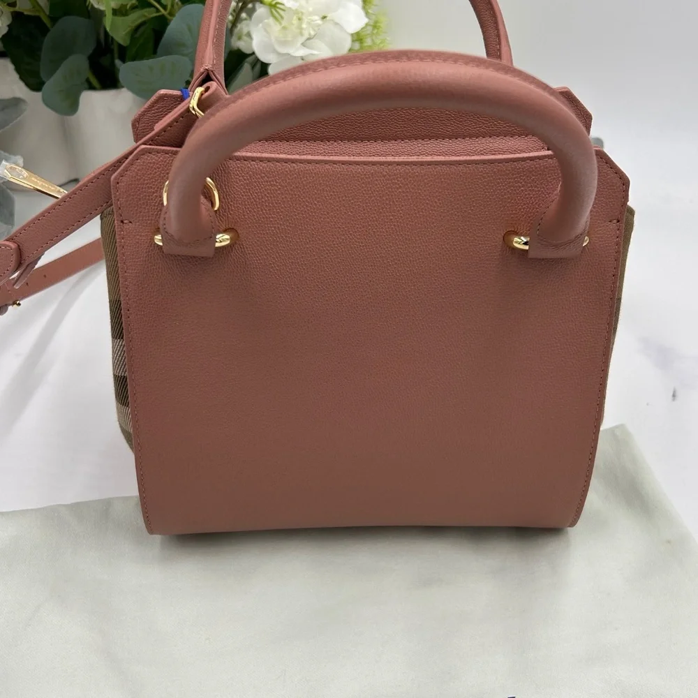 Women’s Burberry, mini top handle, satchel handbag, detachable shoulder strap - Picture 5 of 15